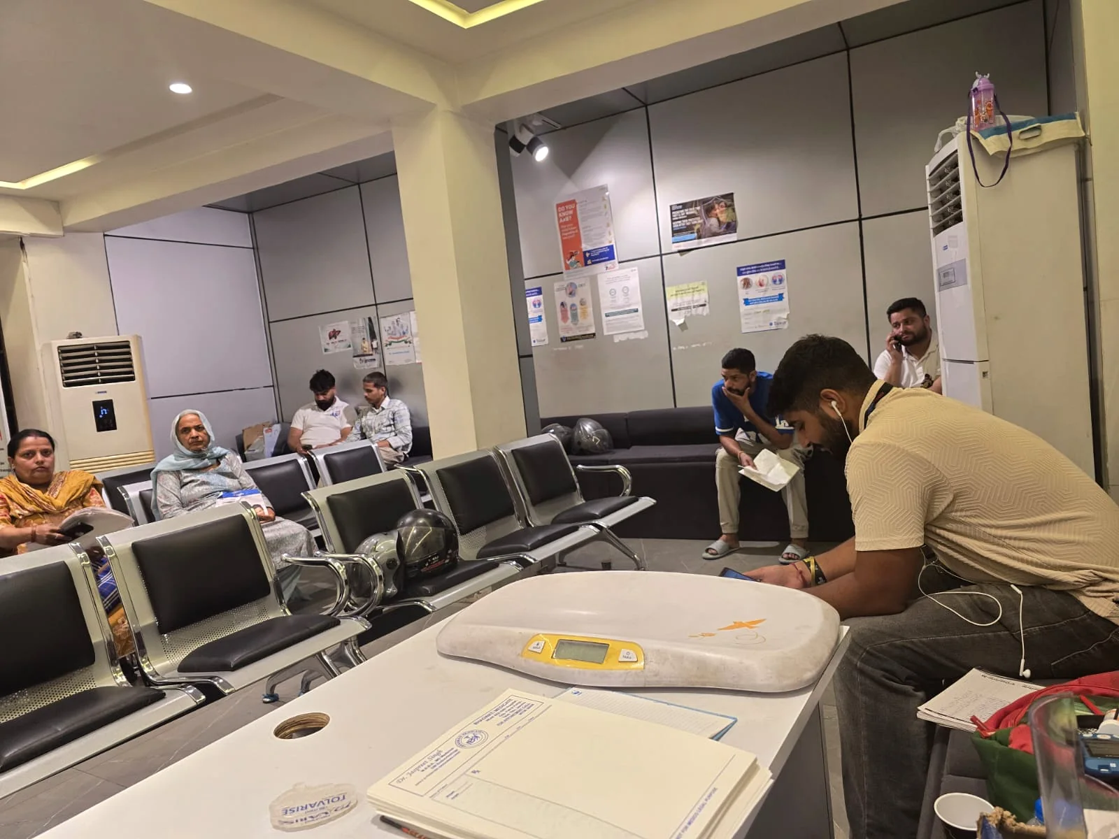 Patient seating and reception area at Bhagwati Medicate